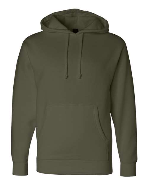 Independent Trading Co. IND4000 Midweight Hooded Sweatshirt - Unisex Cotton Polyester Hoodie