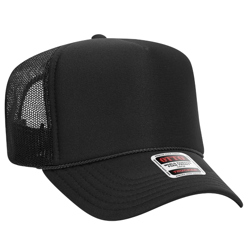 Otto Cap 39-165 5-Panel High Crown Mesh Back Trucker Hat