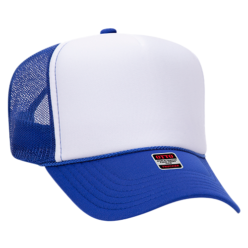 Otto Cap 39-165 5-Panel High Crown Mesh Back Trucker Hat