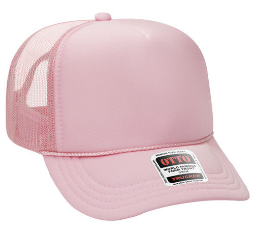 Otto Cap 39-165 5-Panel High Crown Mesh Back Trucker Hat