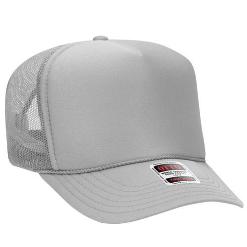 Otto Cap 39-165 5-Panel High Crown Mesh Back Trucker Hat