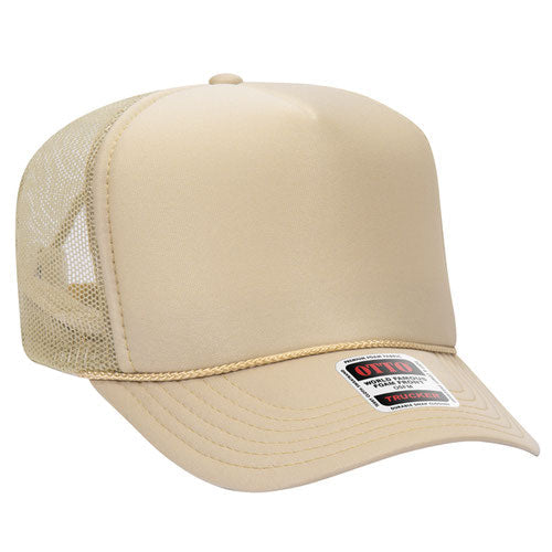 Otto Cap 39-165 5-Panel High Crown Mesh Back Trucker Hat