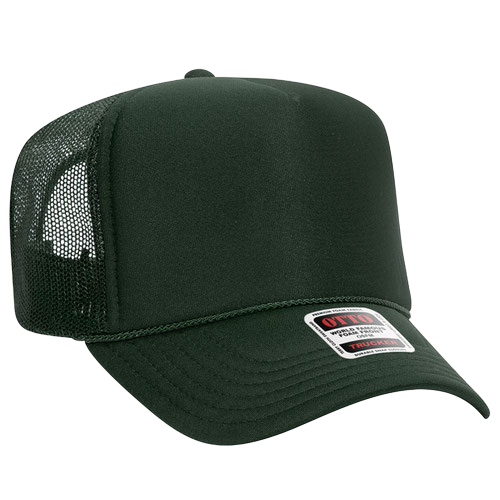 Otto Cap 39-165 5-Panel High Crown Mesh Back Trucker Hat