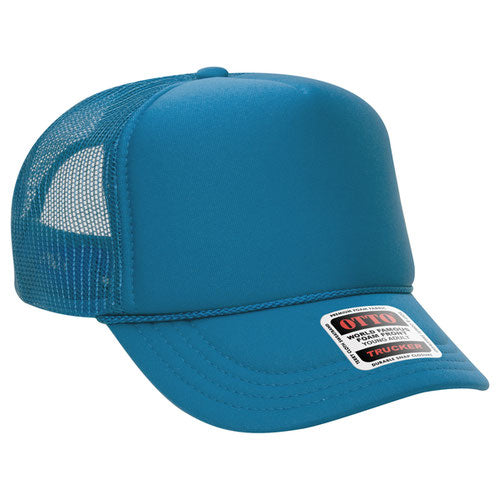 Otto Cap 39-165 5-Panel High Crown Mesh Back Trucker Hat