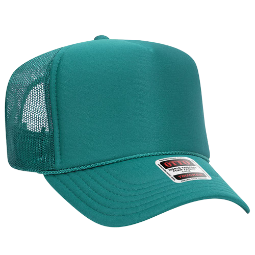 Otto Cap 39-165 5-Panel High Crown Mesh Back Trucker Hat