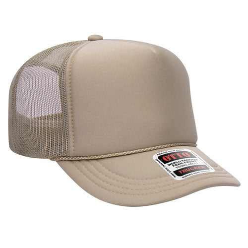 Otto Cap 39-165 5-Panel High Crown Mesh Back Trucker Hat