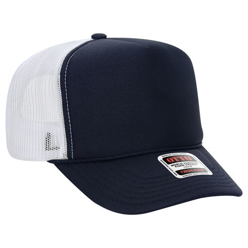 Otto Cap 39-165 5-Panel High Crown Mesh Back Trucker Hat