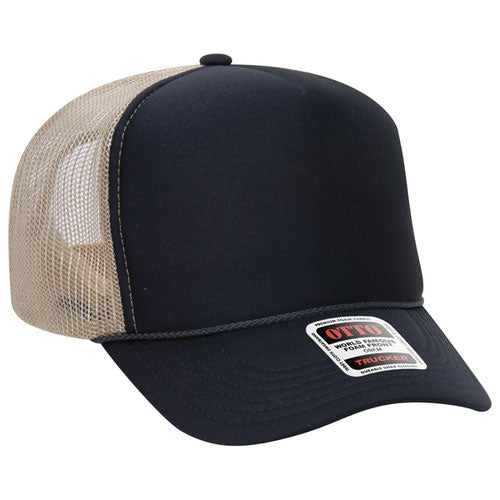 Otto Cap 39-165 5-Panel High Crown Mesh Back Trucker Hat
