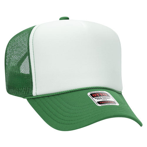 Otto Cap 39-165 5-Panel High Crown Mesh Back Trucker Hat