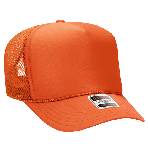 Otto Cap 39-165 5-Panel High Crown Mesh Back Trucker Hat