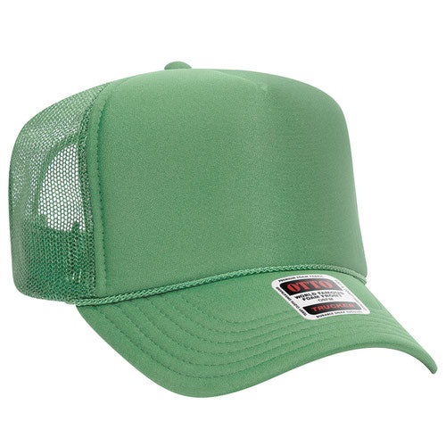 Otto Cap 39-165 5-Panel High Crown Mesh Back Trucker Hat