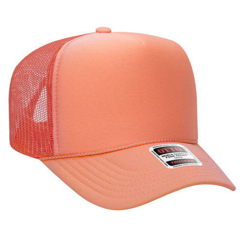 Otto Cap 39-165 5-Panel High Crown Mesh Back Trucker Hat